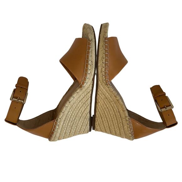 Vince Camuto Women's Leera Espadrilles Wedges Ankle Strap Sandals size 7.5 Tan - Picture 3 of 15